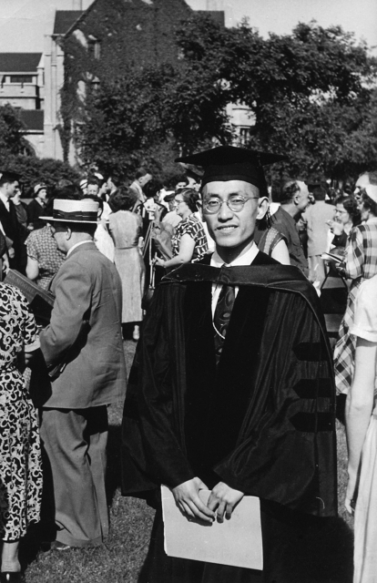 1950年6月16日，丁光生获美国芝加哥大学药理系博士学位